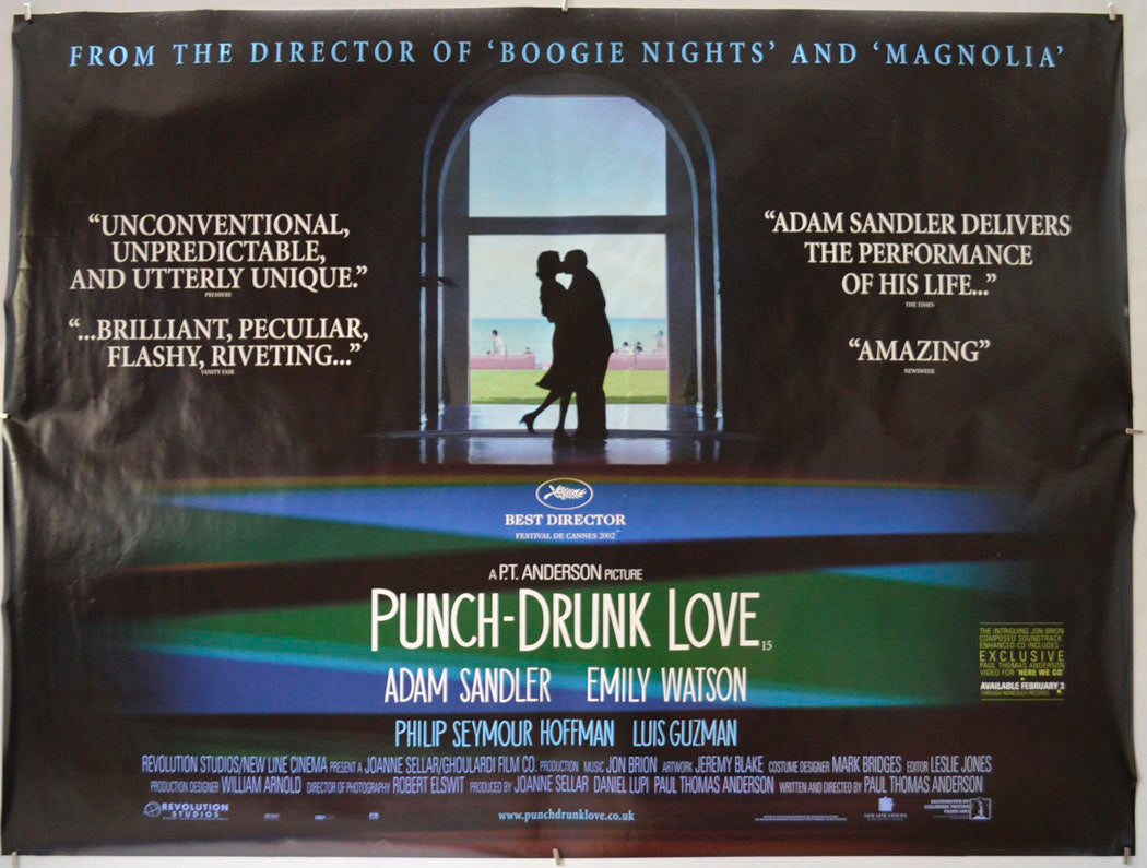 Punch-Drunk Love Original Quad Poster - Film Poster - Movie Poster