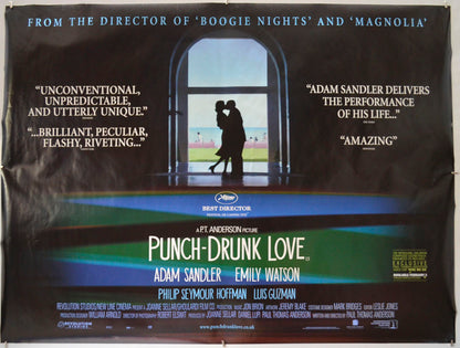 Punch-Drunk Love Original Quad Poster - Film Poster - Movie Poster