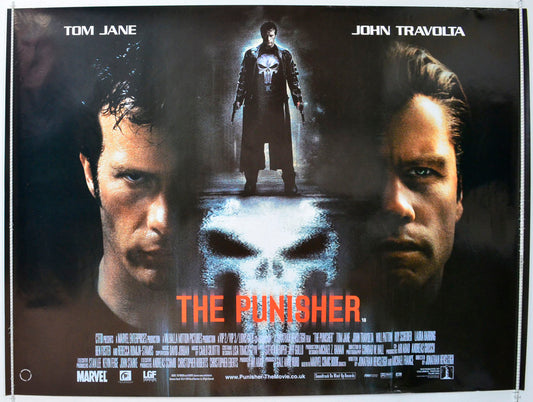 The Punisher  Original British Quad Poster - Film Poster - Movie Poster