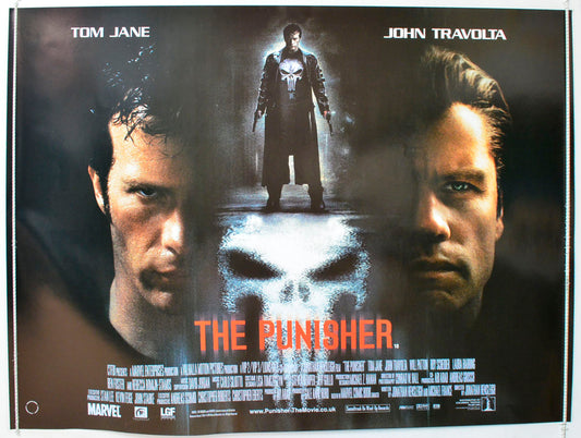 The Punisher  Original British Quad Poster - Film Poster - Movie Poster