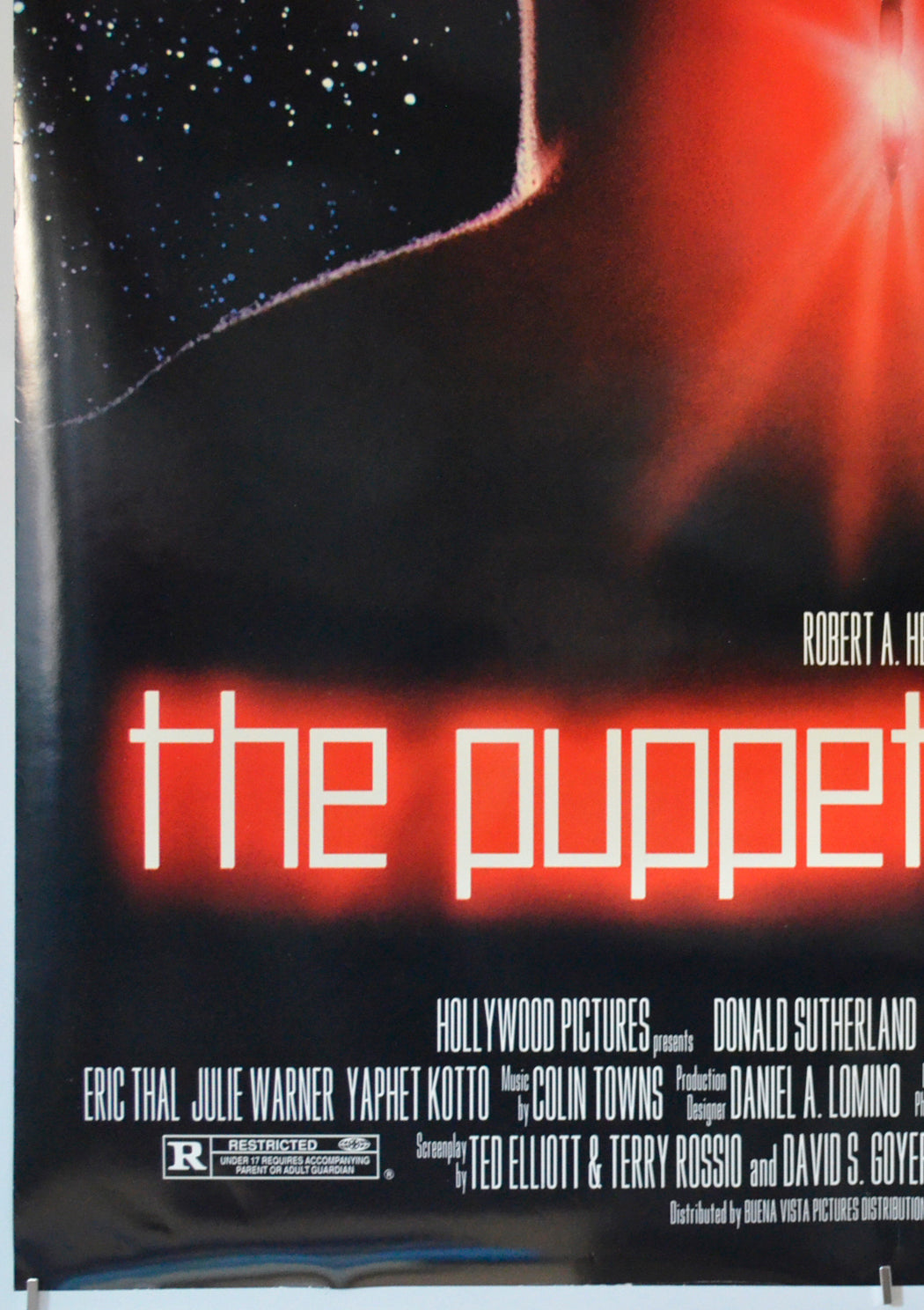 THE PUPPET MASTERS (Bottom Left) Cinema One Sheet Movie Poster 