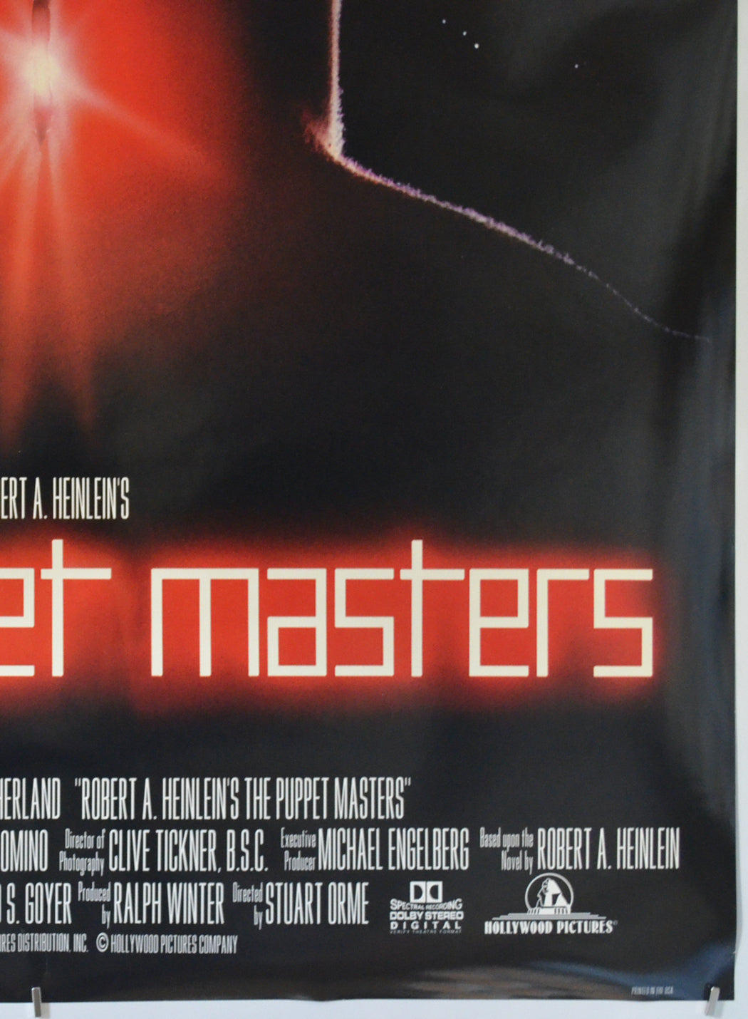 THE PUPPET MASTERS (Bottom Right) Cinema One Sheet Movie Poster 