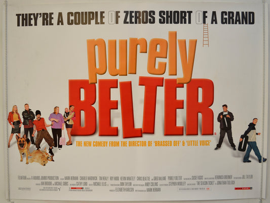 Purely Belter  Original Quad Poster - Film Poster - Movie Poster