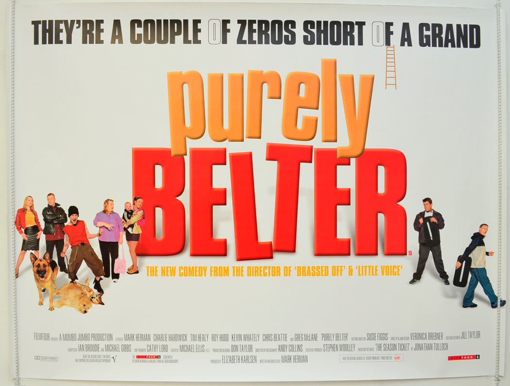 Purely Belter Original Quad Poster - Film Poster - Movie Poster  