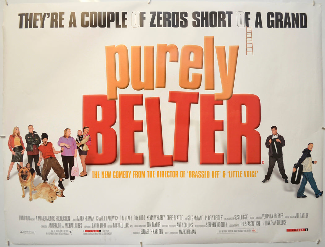 Purely Belter Original Quad Poster - Film Poster - Movie Poster  