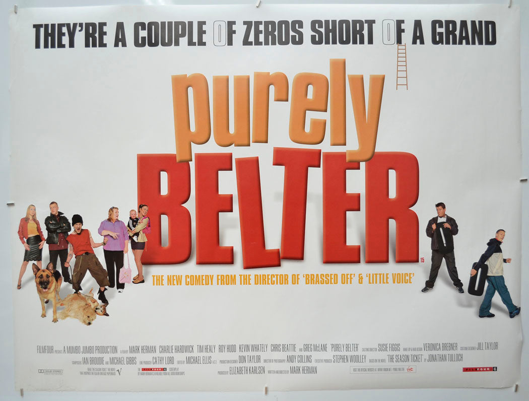 Purely Belter  Original Quad Poster - Film Poster - Movie Poster