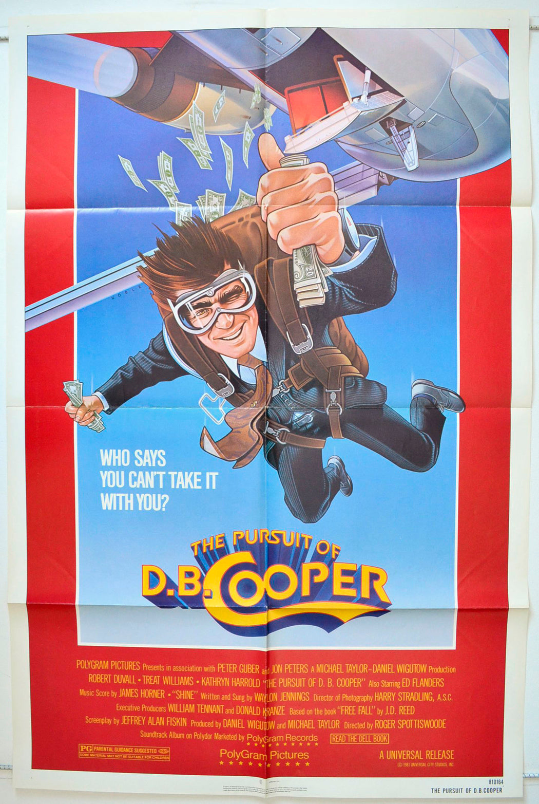 The Pursuit Of D.B. Cooper Original One Sheet Poster - Movie Poster