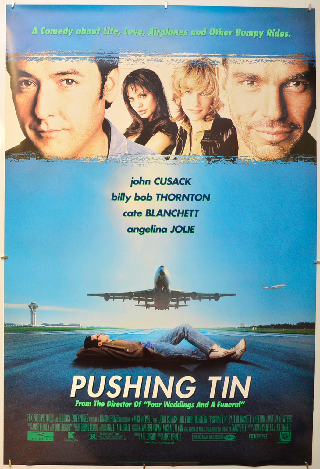 Pushing Tin Original One Sheet Poster - Film Poster - Movie Poster