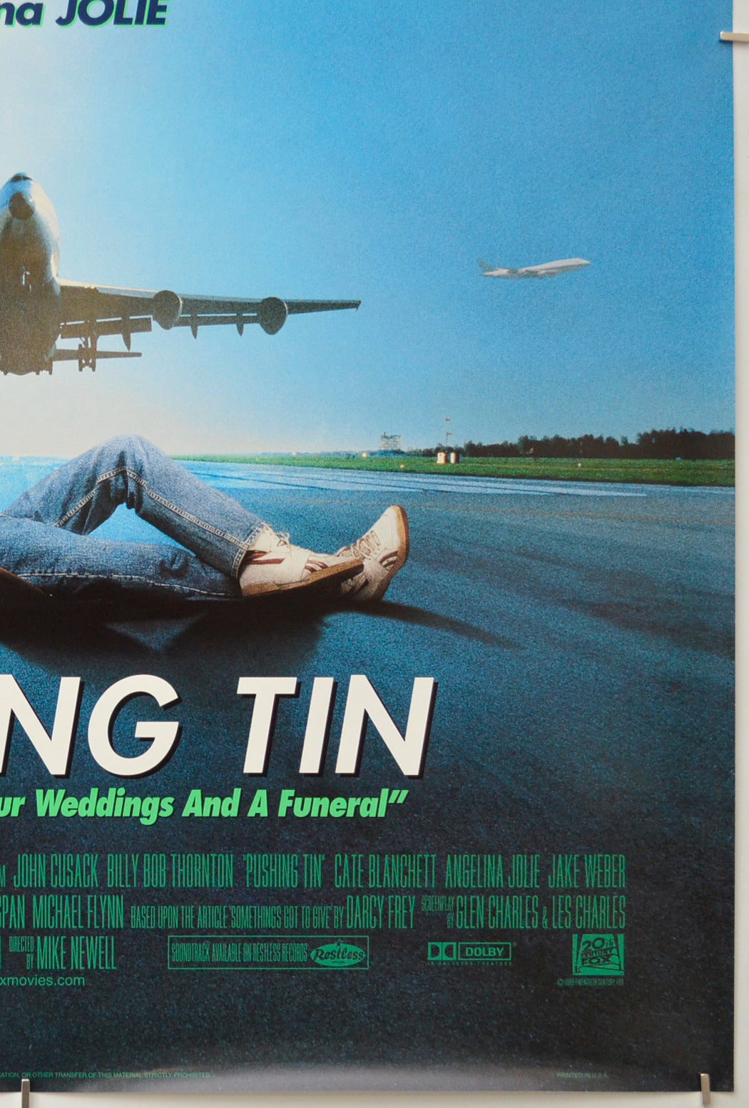 PUSHING TIN (Bottom Right) Cinema One Sheet Movie Poster 