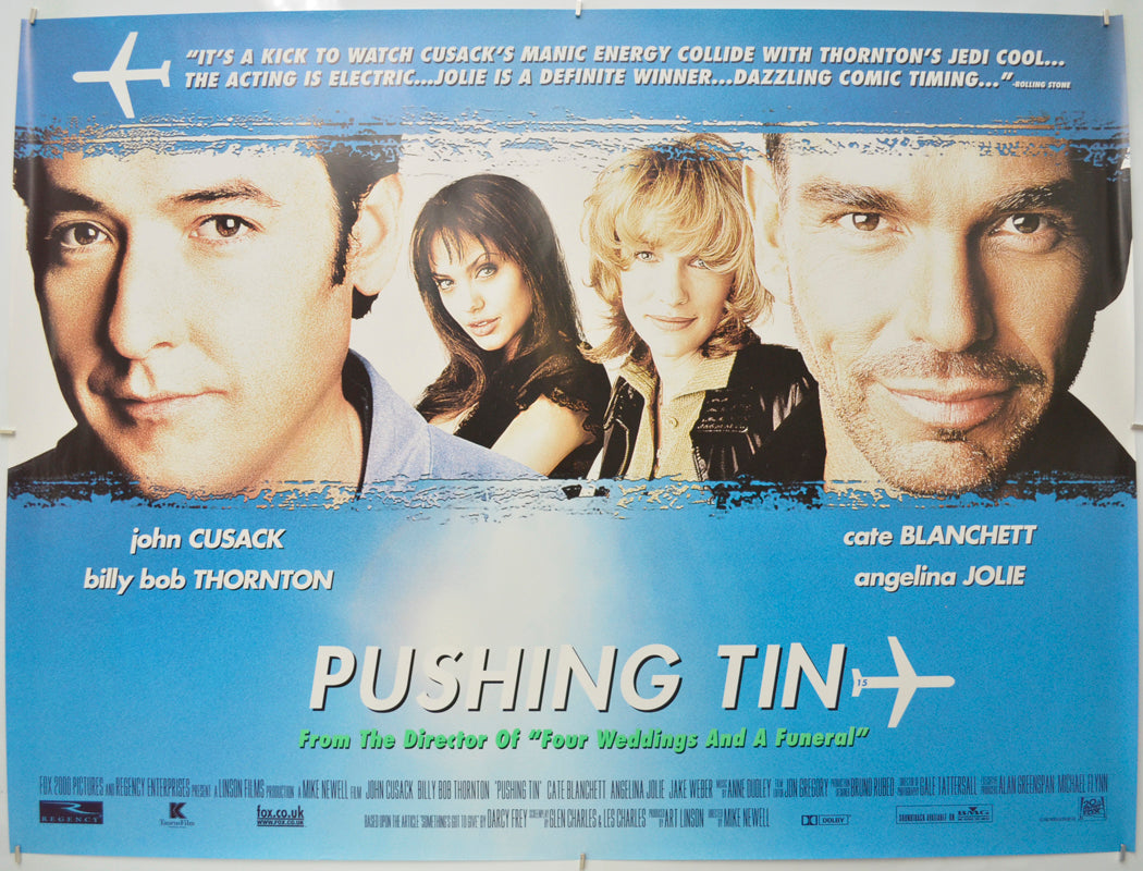 Pushing Tin Original Quad Poster - Film Poster - Movie Poster