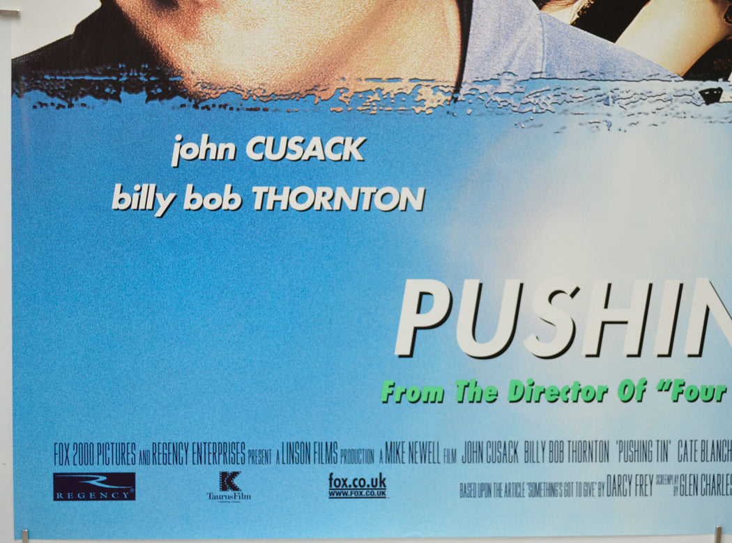 PUSHING TIN (Bottom Left) Cinema Quad Movie Poster 