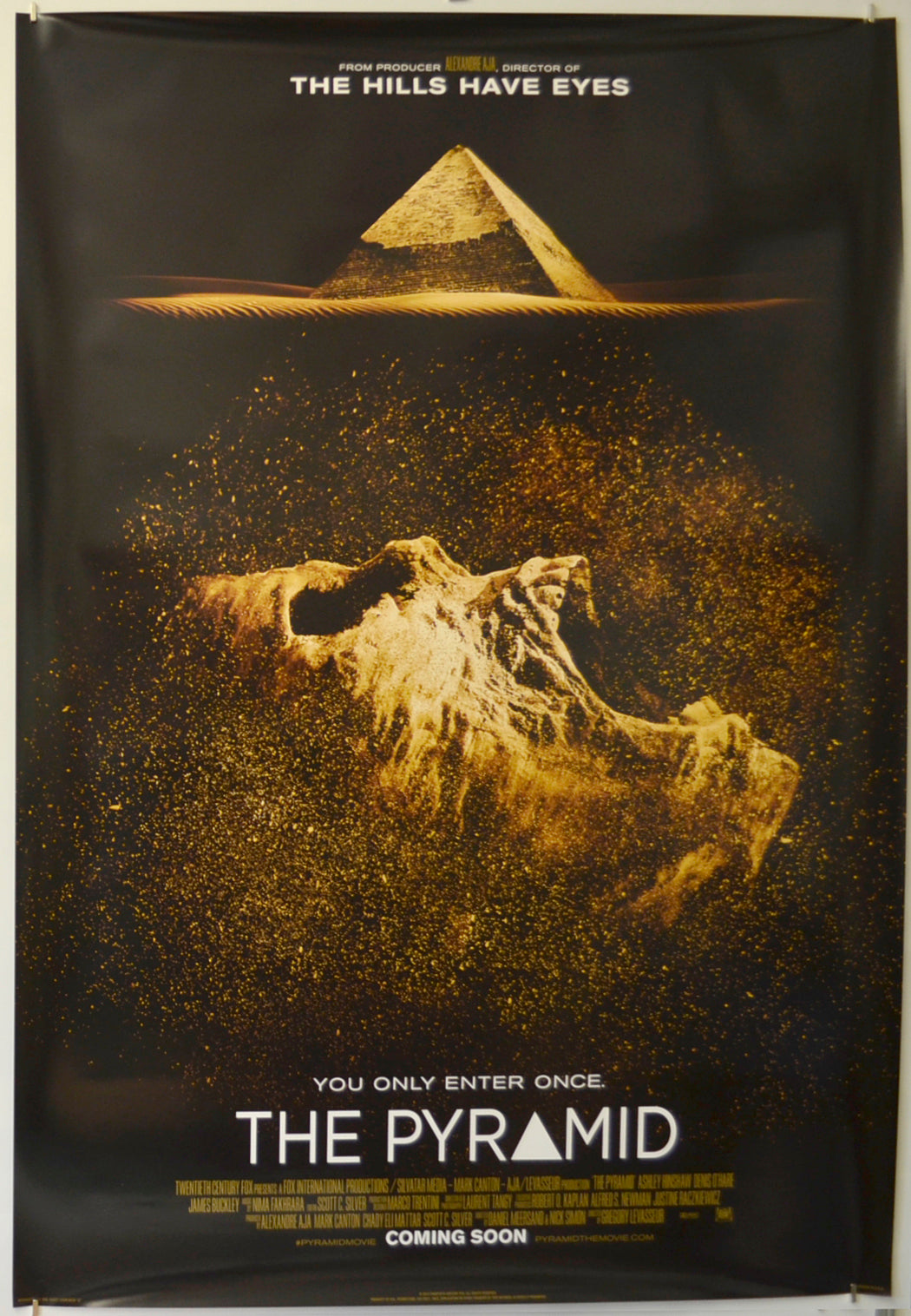 The Pyramid  (International One-Sheet Campaign A)   Original One Sheet Poster - Film Poster - Movie Poster