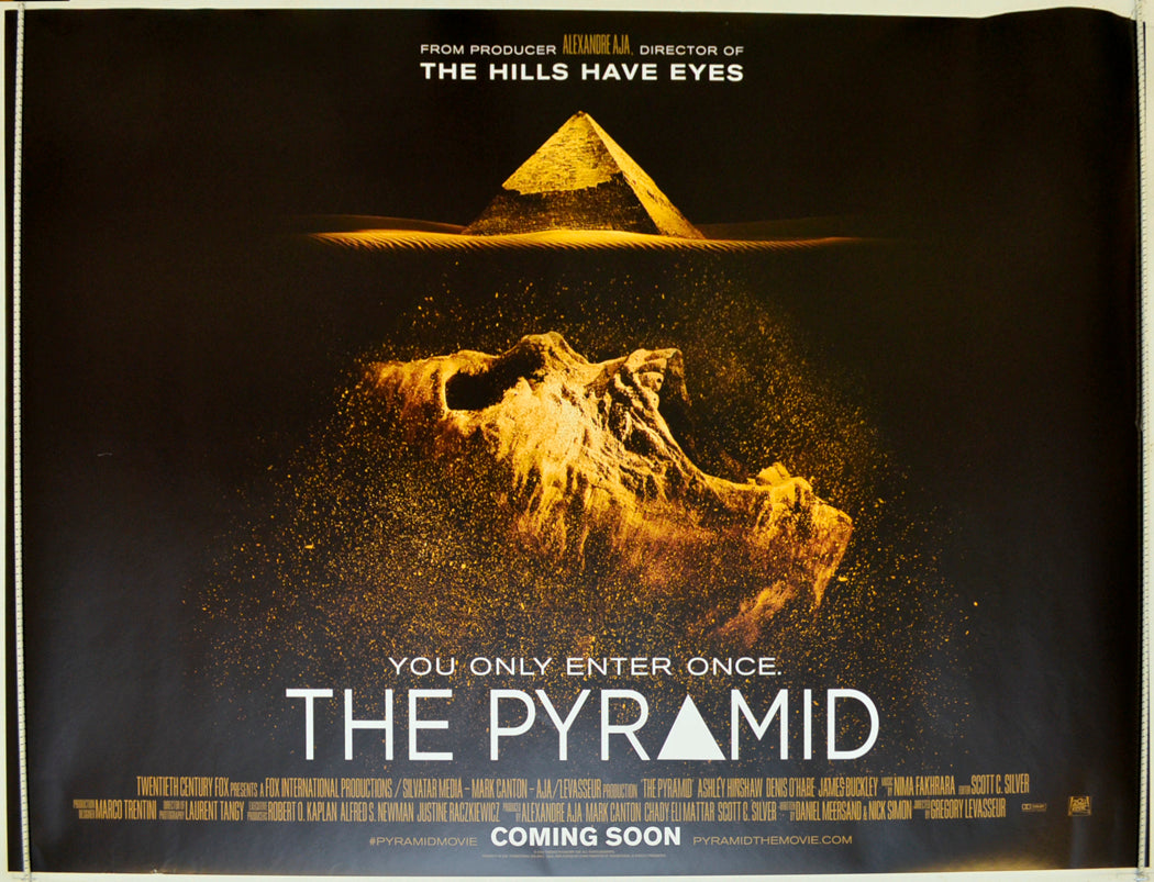 The Pyramid   (Teaser / Advance Version)   Original Quad Poster - Film Poster - Movie Poster  