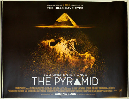 The Pyramid   (Teaser / Advance Version)   Original Quad Poster - Film Poster - Movie Poster  