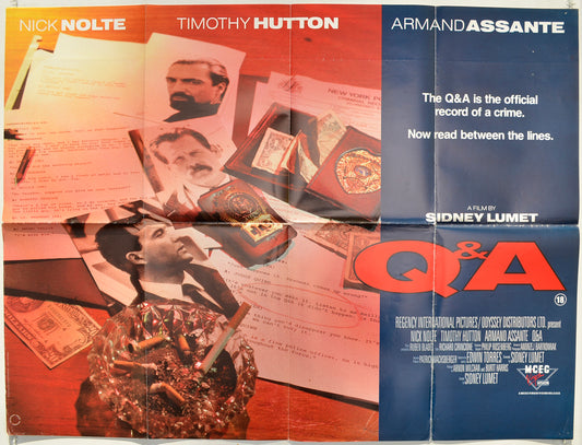 Q & A  Original Quad Poster - Film Poster - Movie Poster 