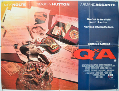 Q & A - Original Quad Poster - Film Poster - Movie Poster