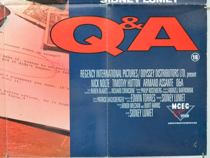 Q & A (Bottom Right) Cinema Quad Movie Poster 