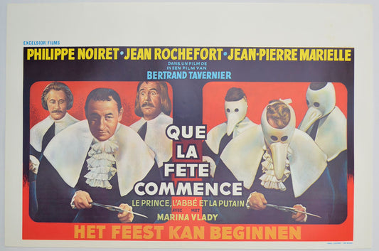 Que La Fete Commence Original Belgian Poster - Film Poster - Movie Poster