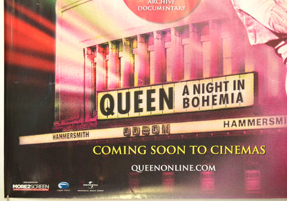 QUEEN: A NIGHT IN BOHEMIA (Bottom Left) Cinema Quad Movie Poster 