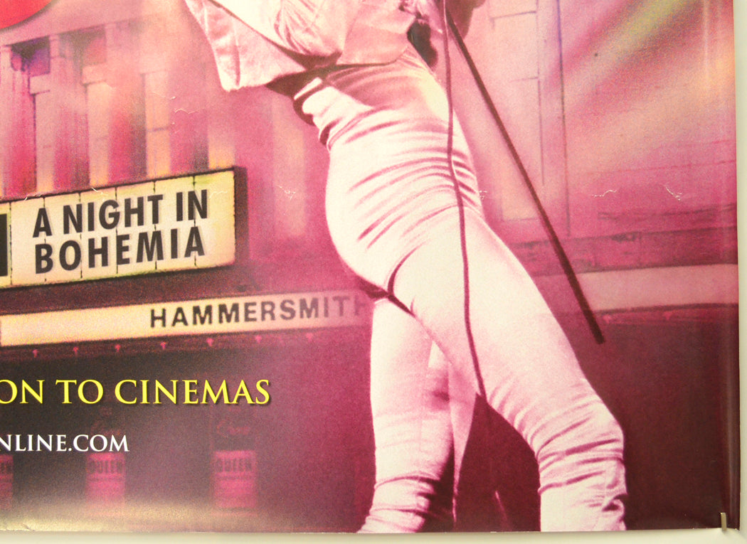 QUEEN: A NIGHT IN BOHEMIA (Bottom Right) Cinema Quad Movie Poster 