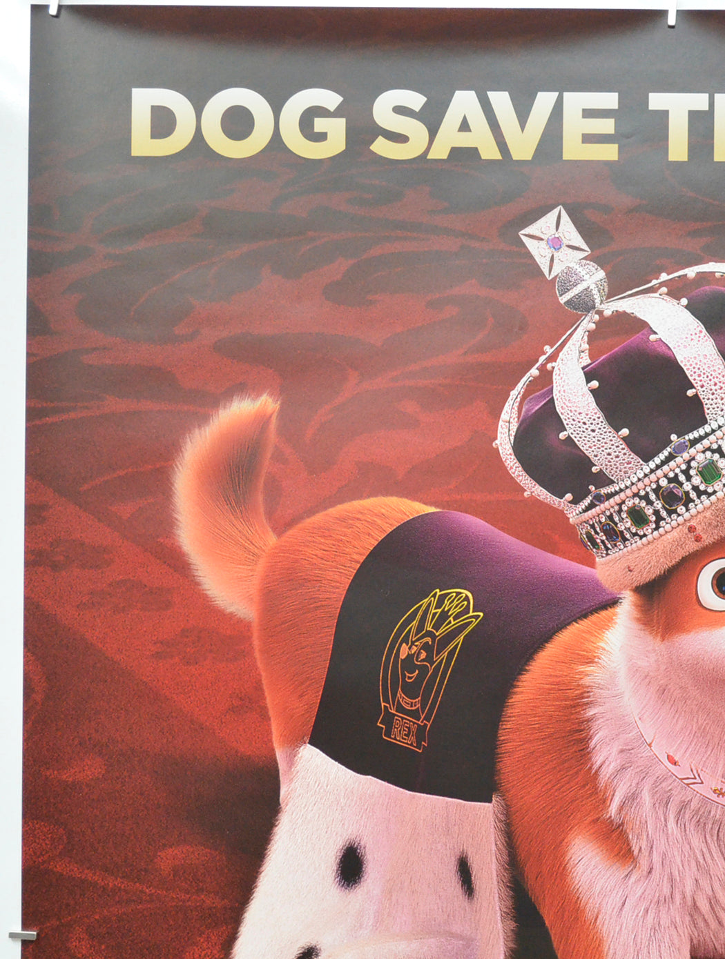 THE QUEEN’S CORGI (Top Left) Cinema One Sheet Movie Poster 