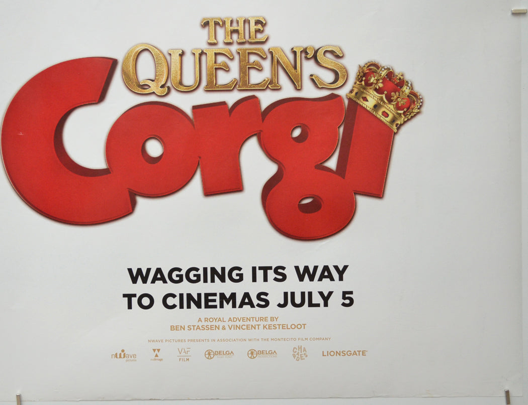 THE QUEEN’S CORGI (Bottom Right) Cinema Quad Movie Poster 