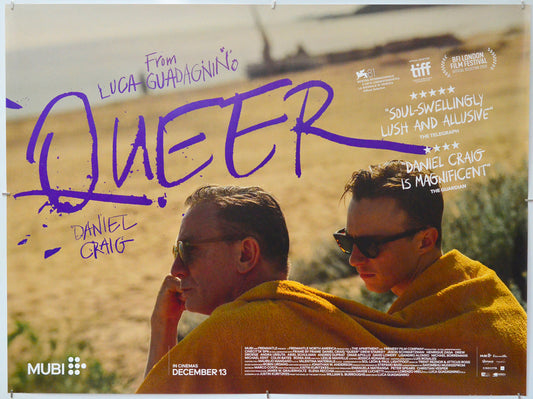 Queer - Original Quad Poster - Film Poster - Movie Poster
