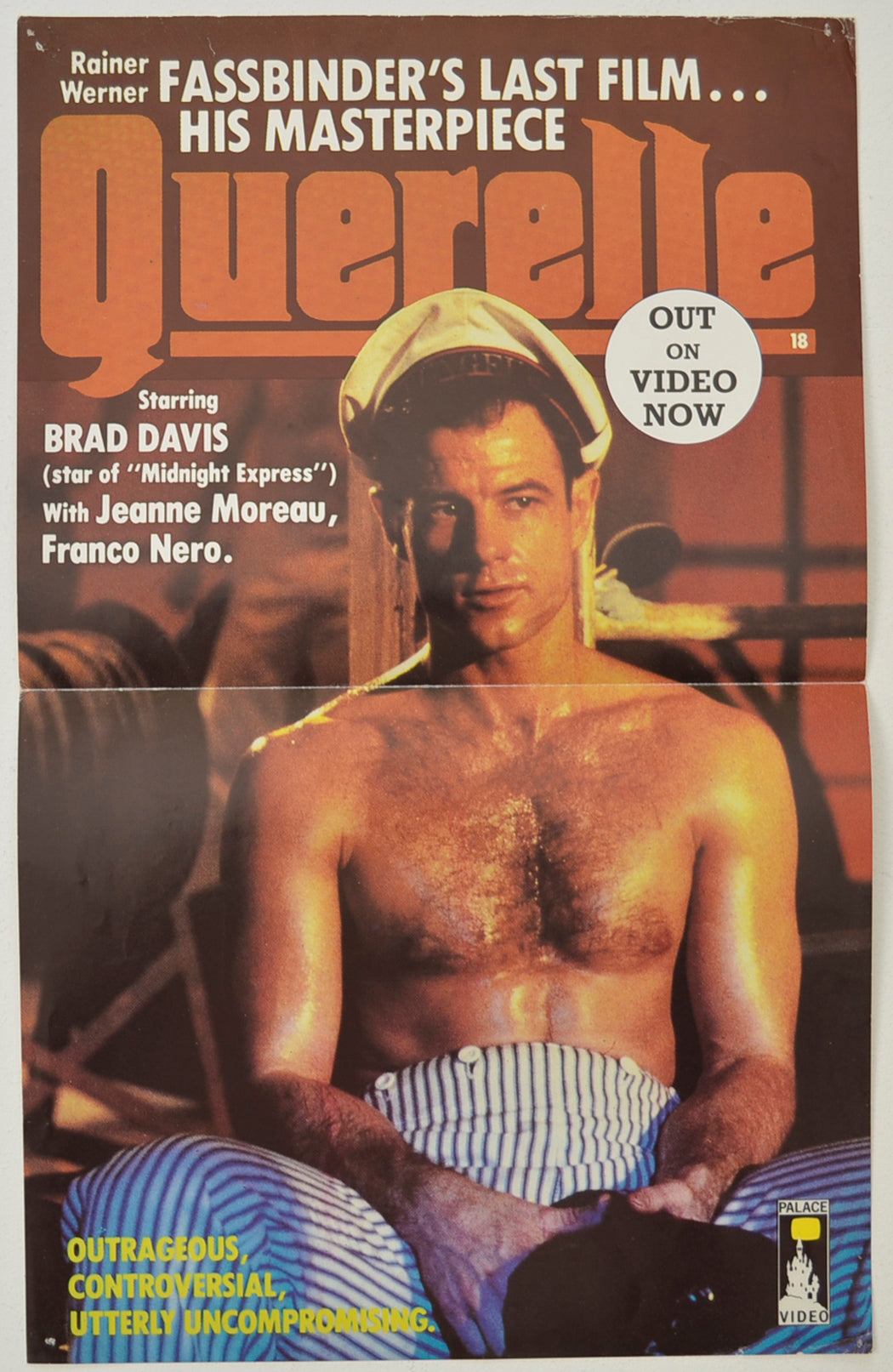 Querelle  (Video Release Poster)  Original Video Poster - Film Poster - Movie Poster 