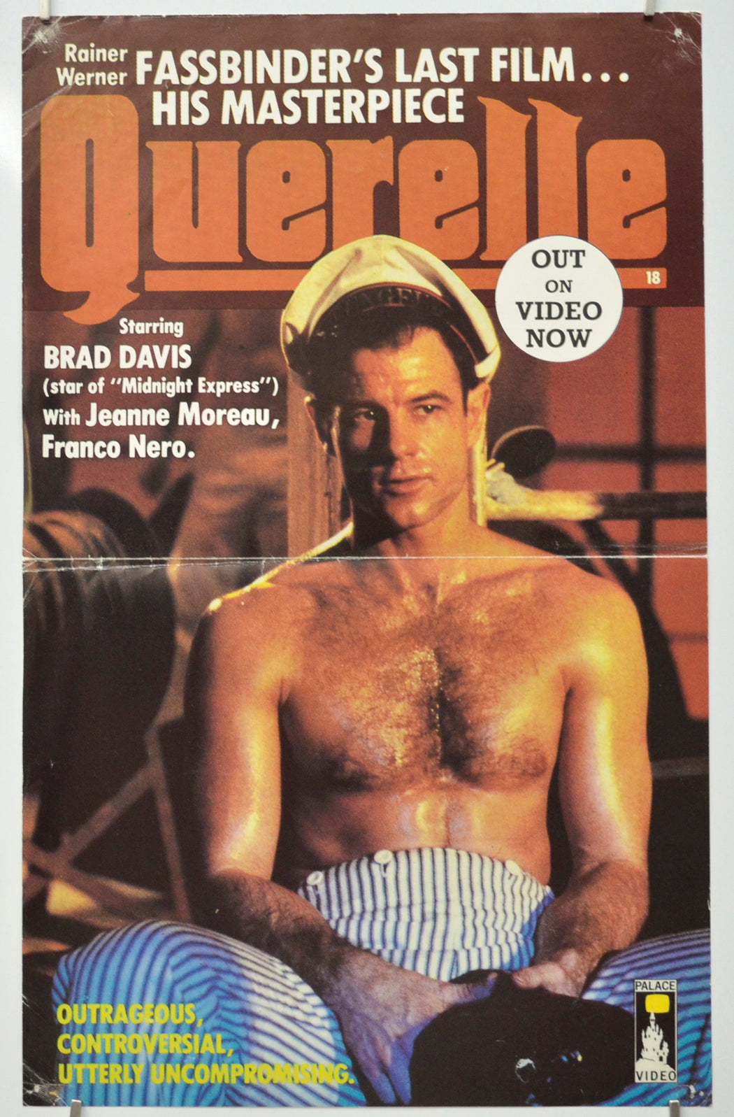 Querelle  Original Video Shop Poster - Film Poster - Movie Poster