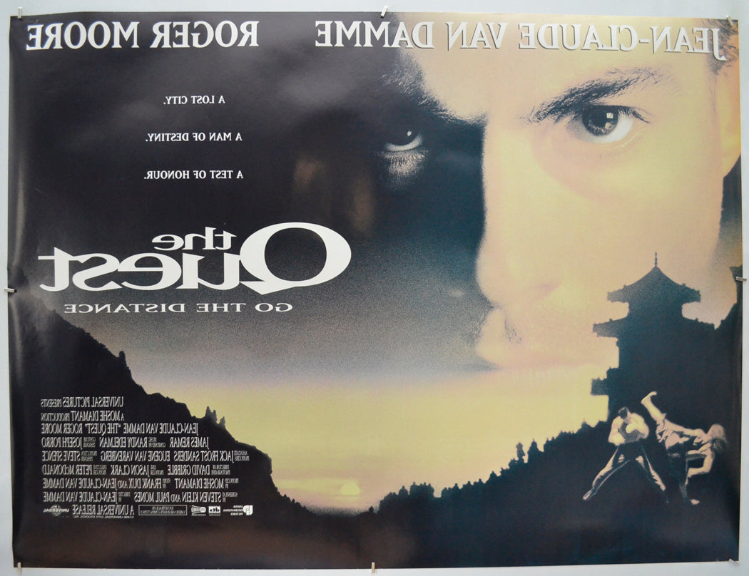 THE QUEST (Back) Cinema Quad Movie Poster 