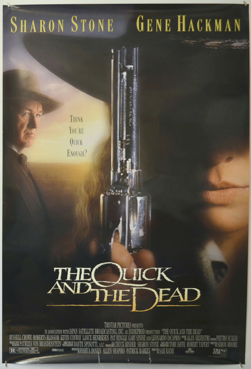 The Quick And The Dead Original One Sheet Poster - Film Poster - Movie Poster