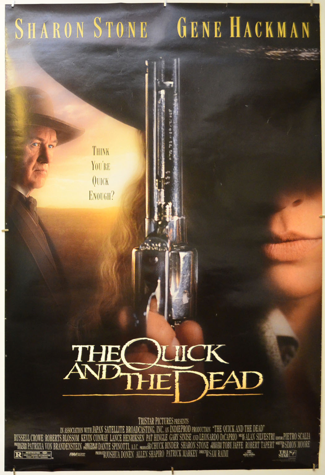 The Quick And The Dead Original One Sheet Poster - Film Poster - Movie Poster