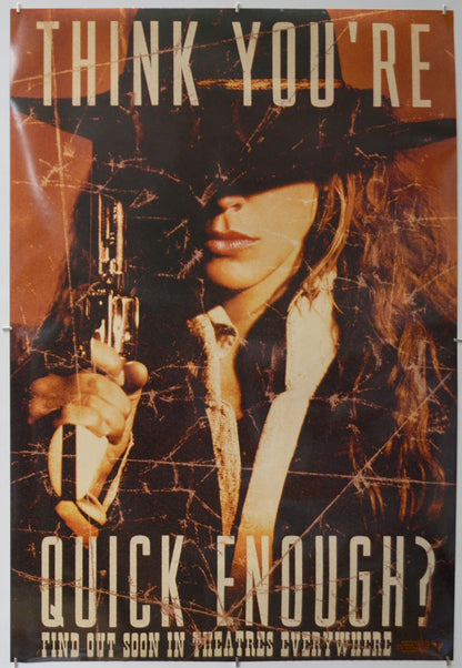 The Quick And The Dead Original One Sheet Poster - Film Poster - Movie Poster