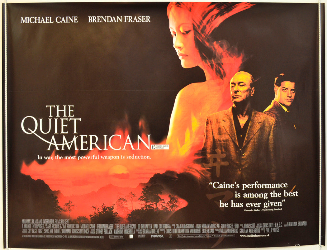 The Quiet American Original Quad Poster - Film Poster - Movie Poster  