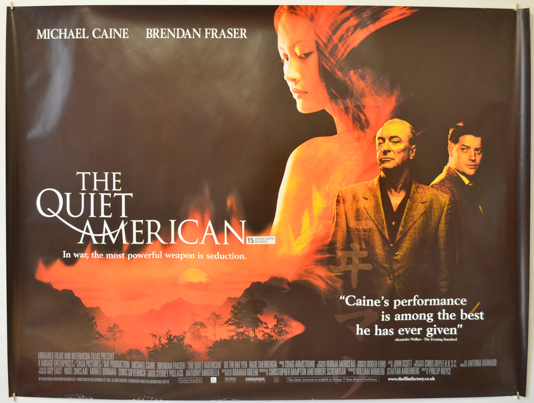 The Quiet American Original Quad Poster - Film Poster - Movie Poster