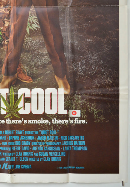 QUIET COOL (Bottom Right) Cinema One Sheet Movie Poster 