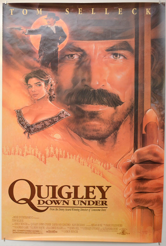 Quigley Down Under Original One Sheet Poster - Film Poster - Movie Poster