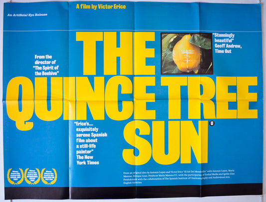 The Quince Tree Sun  (a.k.a. El sol del membrillo)   Original British Quad Poster - Movie Poster