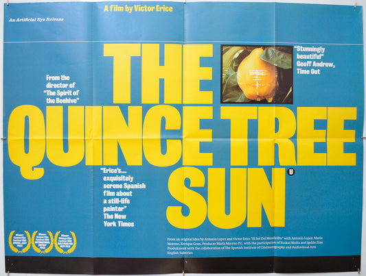 The Quince Tree Sun (a.k.a. El sol del membrillo)  - Original Quad Poster - Film Poster - Movie Poster