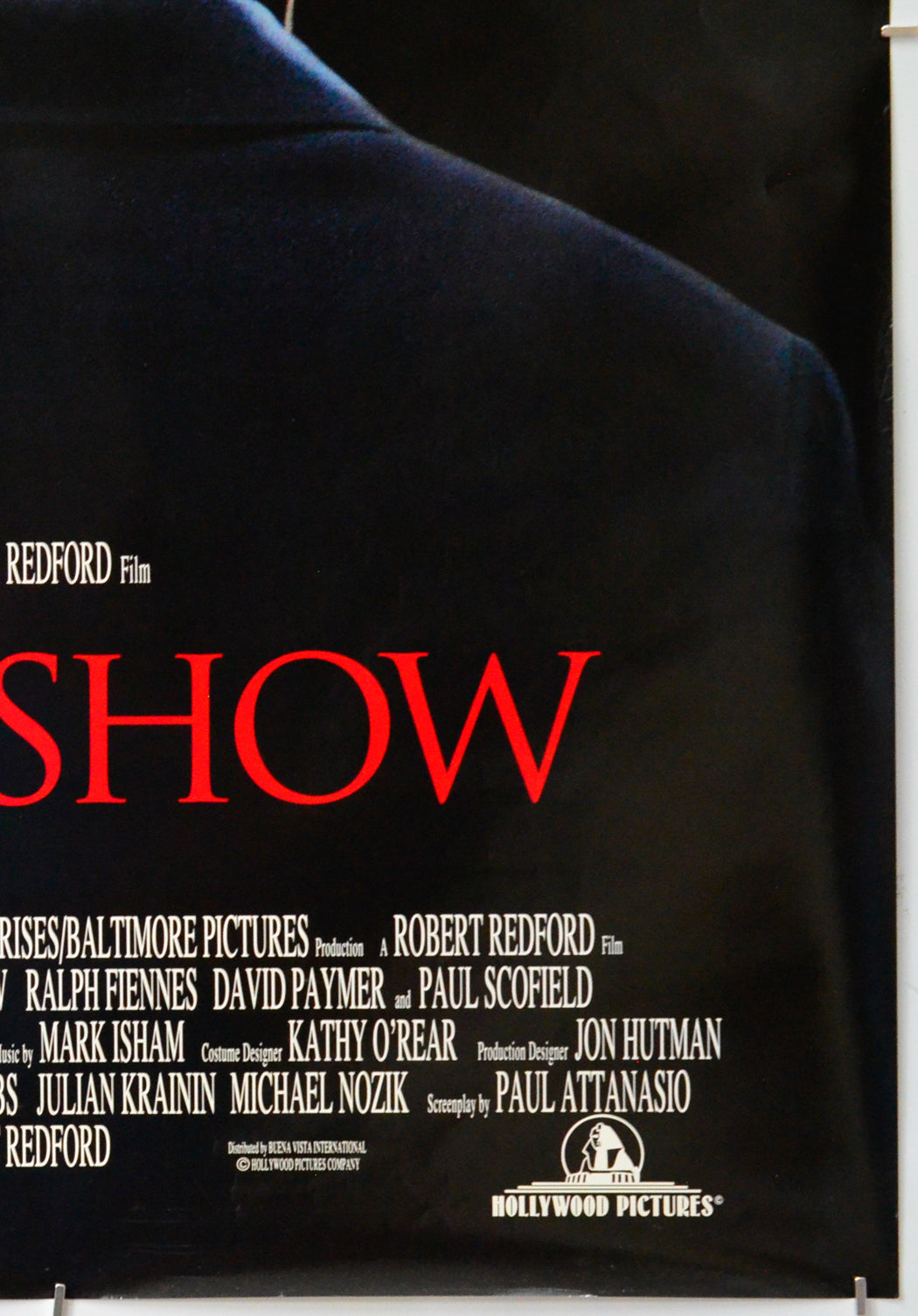 Quiz Show (Bottom Right) Cinema One Sheet Movie Poster 