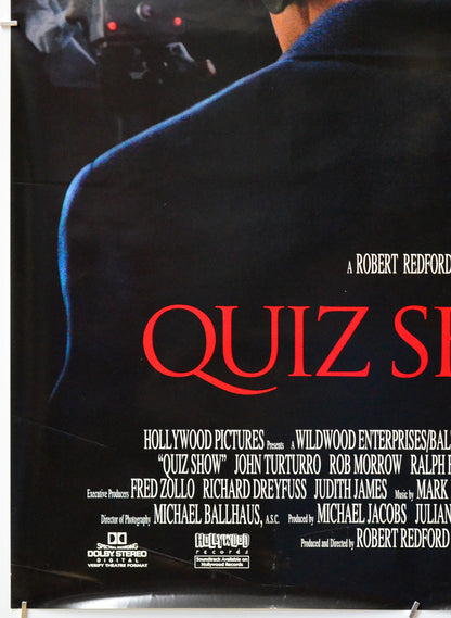 Quiz Show (Bottom Left) Cinema One Sheet Movie Poster 