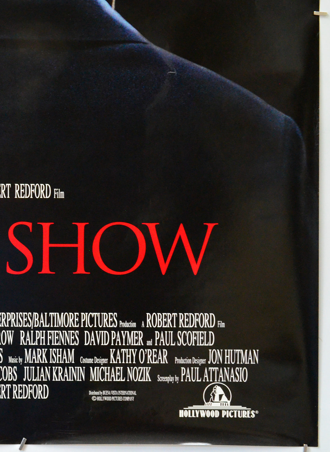 Quiz Show (Bottom Right) Cinema One Sheet Movie Poster 