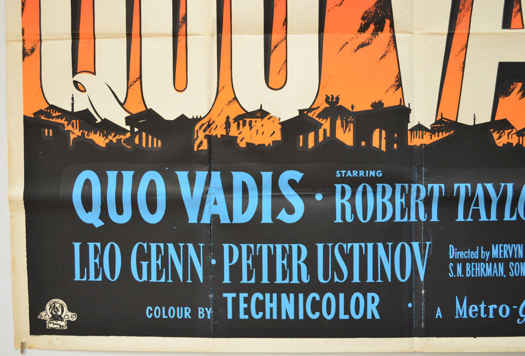 QUO VADIS (Bottom Left) Cinema Quad Movie Poster 