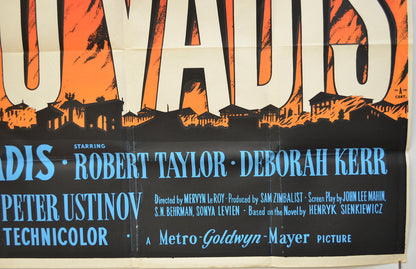 QUO VADIS (Bottom Right) Cinema Quad Movie Poster 