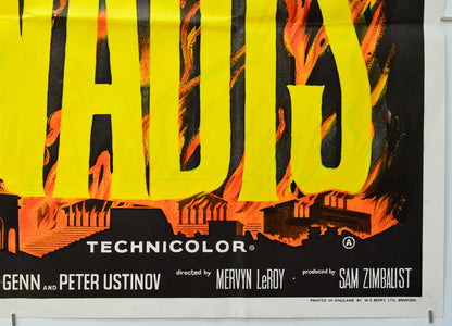 Quo Vadis (Bottom Right) Cinema Quad Movie Poster 