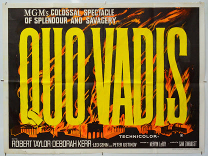 Quo Vadis - Original Quad Poster - Film Poster - Movie Poster
