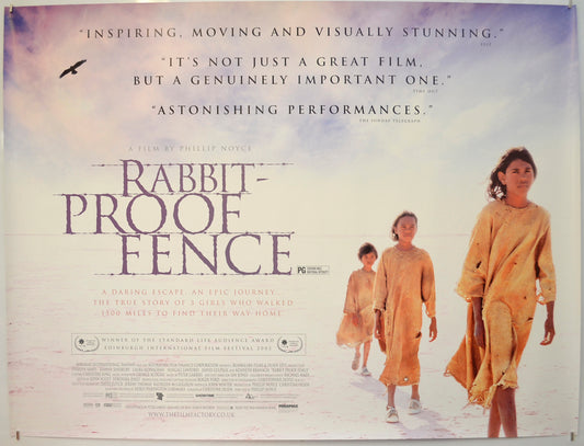 Rabbit-Proof Fence Original Quad Poster - Film Poster - Movie Poster