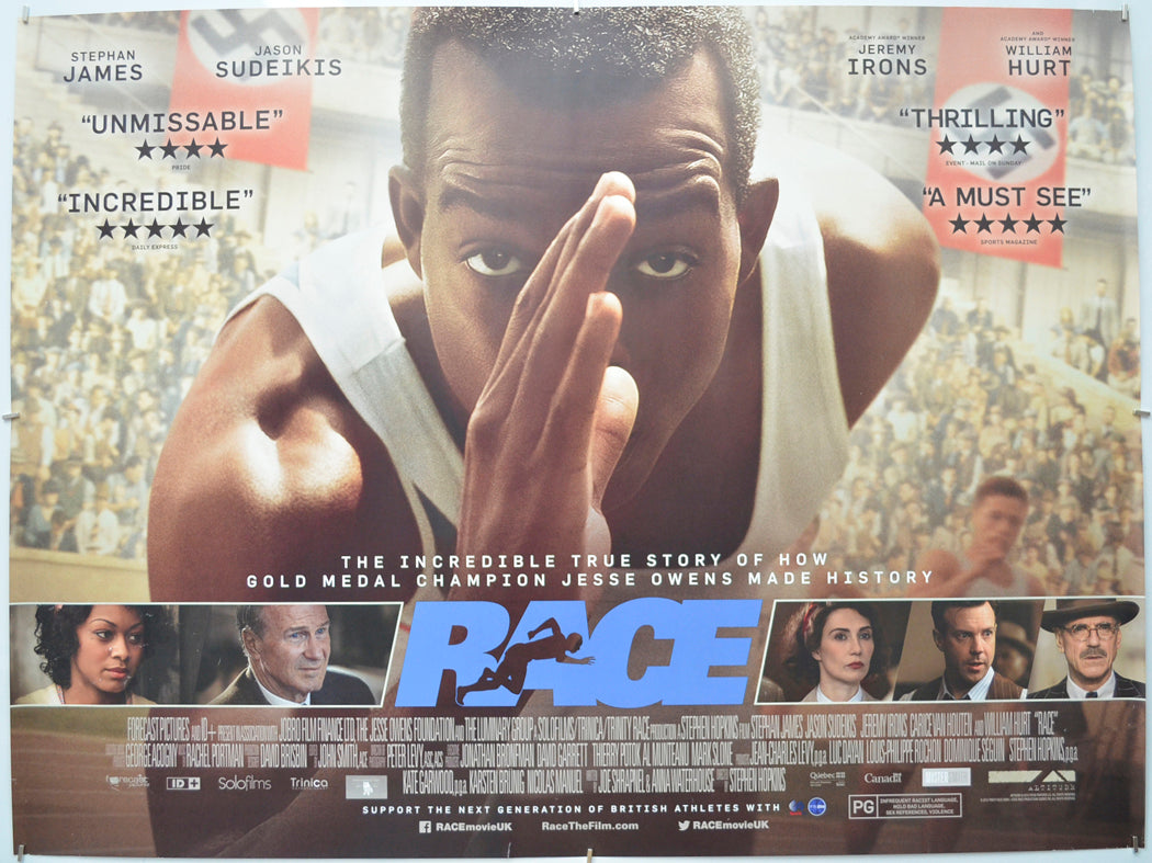 Race - Original Quad Poster - Film Poster - Movie Poster