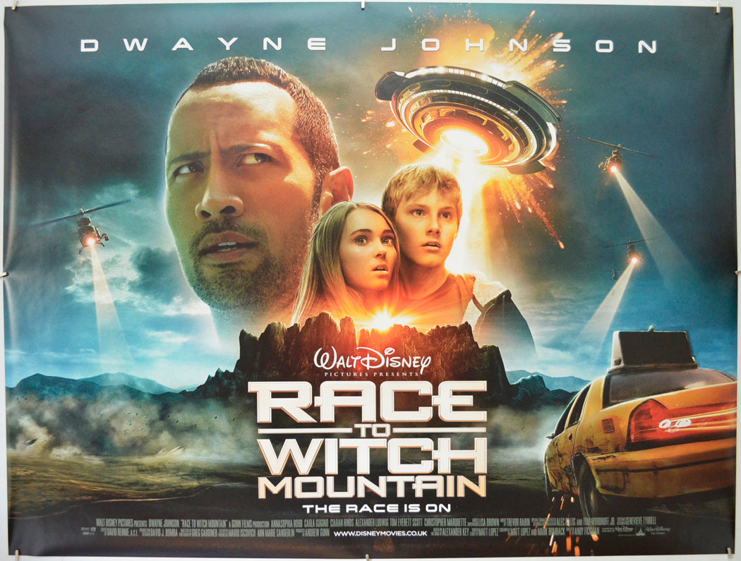 Race To Witch Mountain Original Quad Poster - Film Poster - Movie Poster  