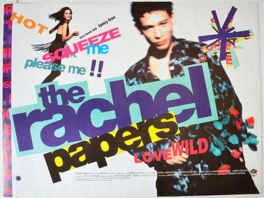 The Rachel Papers Original British Quad Poster - Movie Poster